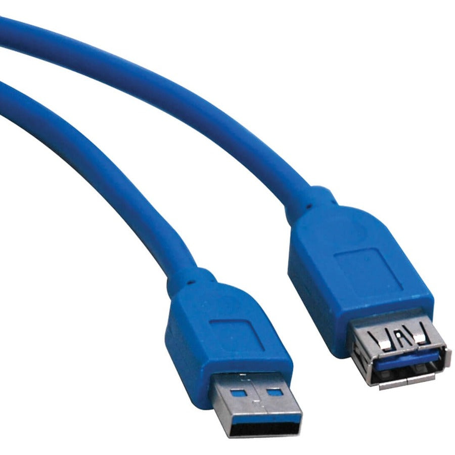 Eaton Tripp Lite Series USB 3.0 SuperSpeed Extension Cable (A M/F), Blue, 10 ft. (3.05 m) U324-010