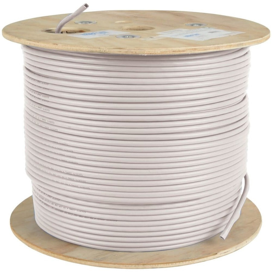 Eaton Tripp Lite Series Cat5e 350 MHz Solid Core (UTP) PVC Bulk Ethernet Cable - White, 1000 ft. (304.8 m), TAA N022-01K-WH