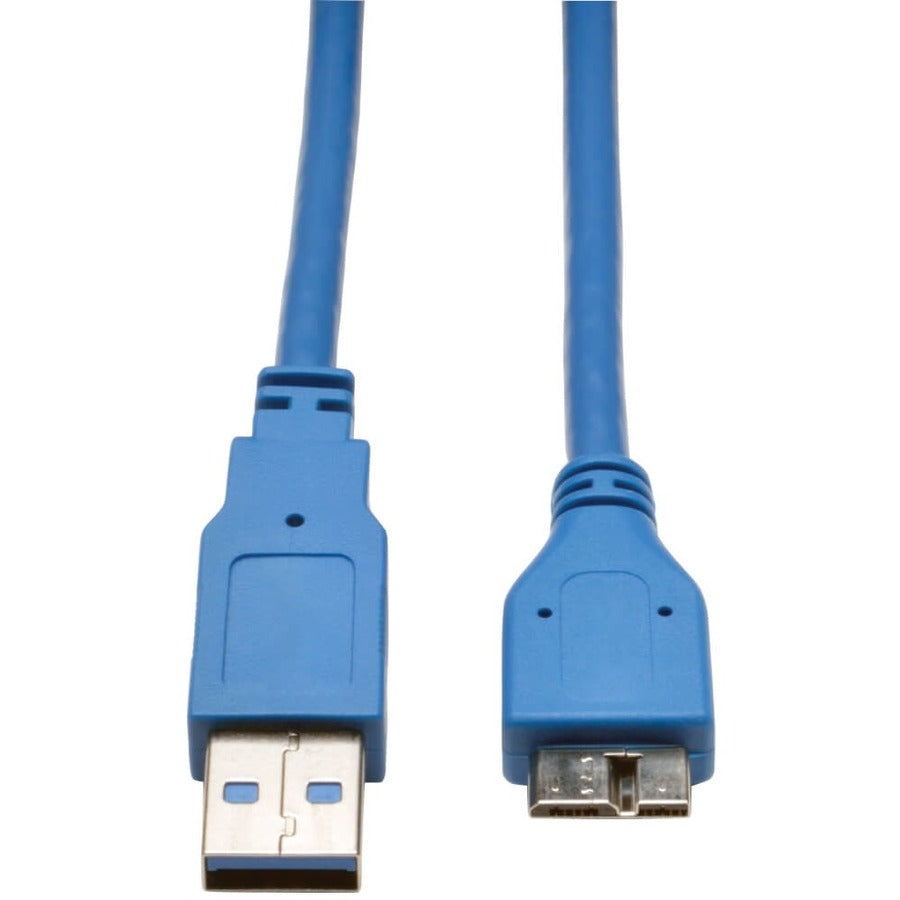 Eaton Tripp Lite Series USB 3.0 SuperSpeed Device Cable (A to Micro-B M/M), Blue, 6 ft. (1.83 m) U326-006