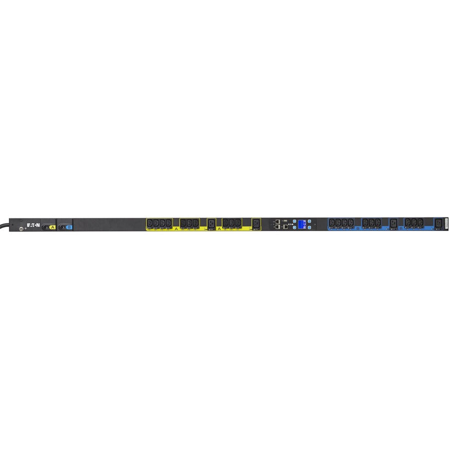 Eaton Managed rack PDU, 0U, L6-30P input, 5.76 kW max, 200-240V, 24A, 10 ft cord, Single-phase EMA107-10