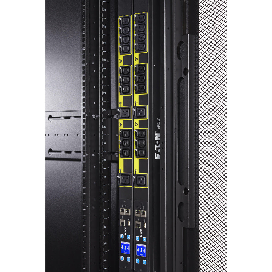 Eaton Managed rack PDU, 0U, L6-30P input, 5.76 kW max, 200-240V, 24A, 10 ft cord, Single-phase EMA107-10