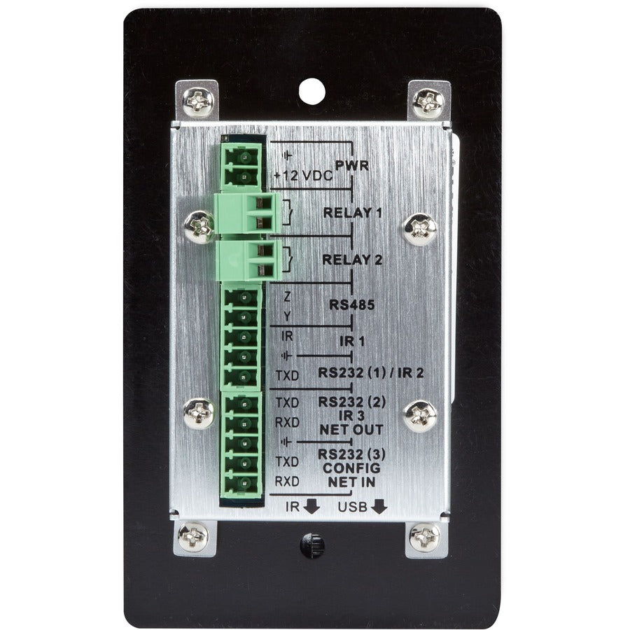 Black Box Wallplate Control Panel - RS-232, 8-Button AVS-CTRL8