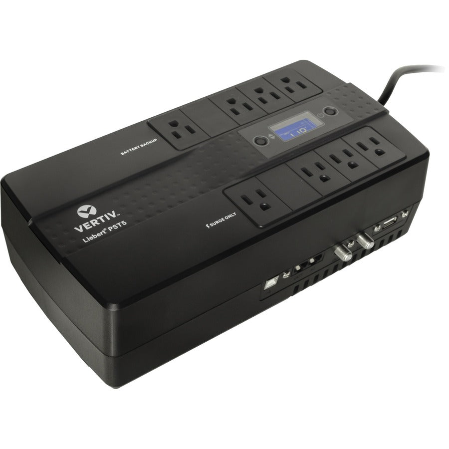 Vertiv Liebert PST5 UPS - 850VA/500W 120V| Battery Backup & Surge Protection PST5-850MT120