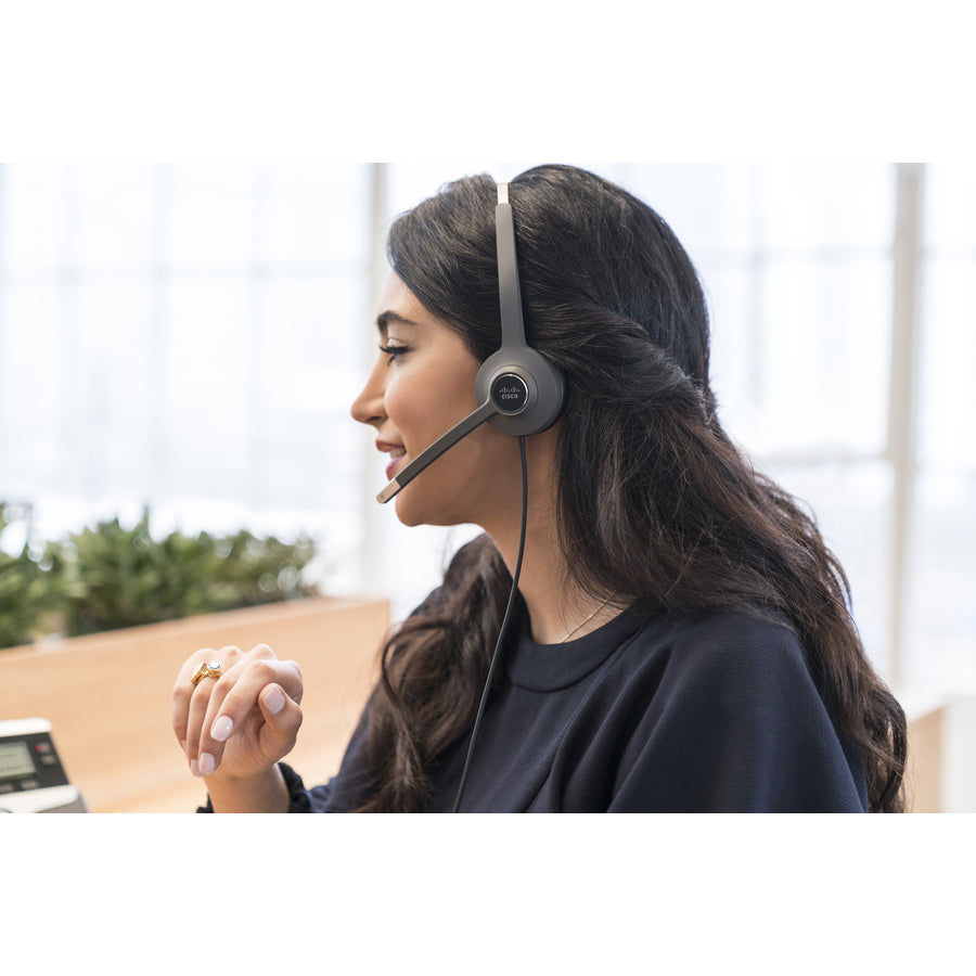 Cisco Headset 532 (Wired Dual with USB Headset Adapter) CP-HS-W-532-USBA=