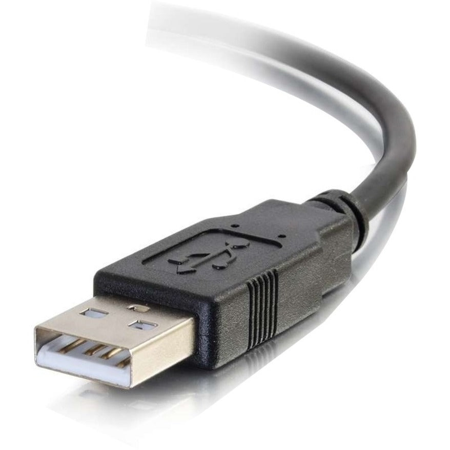 C2G 3ft (0.9m) USB 2.0 USB-C to USB-A Cable M/M - Black 28870