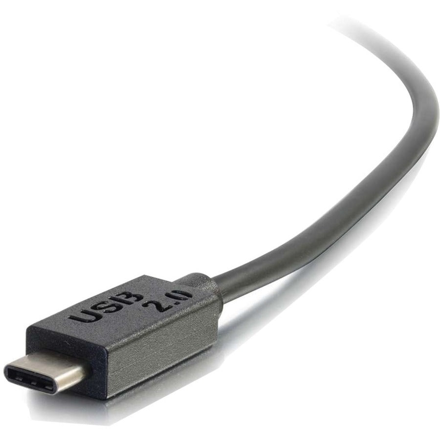 C2G 3ft (0.9m) USB 2.0 USB-C to USB-A Cable M/M - Black 28870