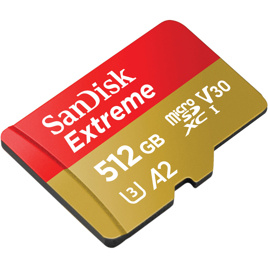SanDisk Extreme 512 GB UHS-I microSD SDSQXA1-512G-AN6MA