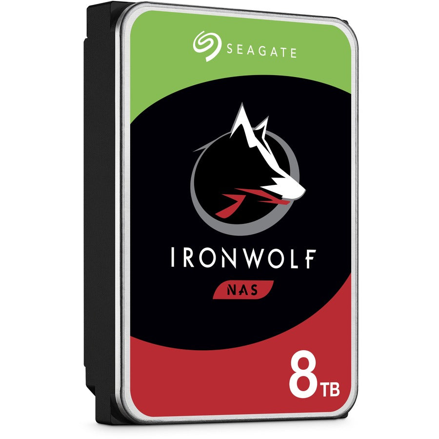 Seagate IronWolf ST8000VN004 8 TB Hard Drive - 3.5" Internal - SATA (SATA/600) - Conventional Magnetic Recording (CMR) Method ST8000VN004