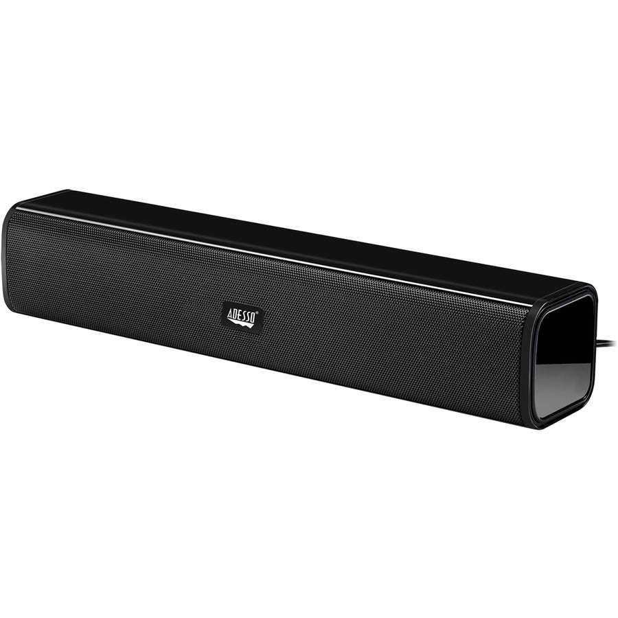 Adesso Xtream S5 USB-Powered Desktop Computer Sound Bar Speaker with Dynamic Sound- 5W x 2 - Portable XTREAM S5