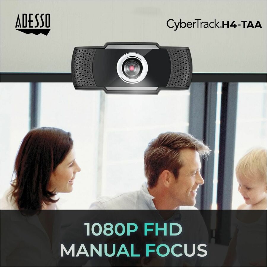 Cybertrack H4 - High resolution desktop webcam 1080P CYBERTRACKH4-TAA