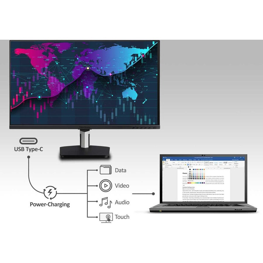 ViewSonic ViewBoard ID2455 23.8" LCD Touchscreen Monitor - 16:9 - 6 ms GTG (OD) ID2455