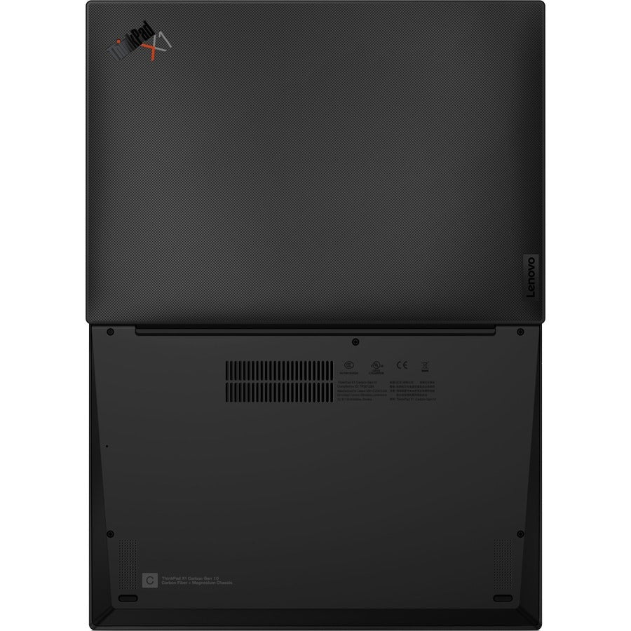 Lenovo ThinkPad X1 Carbon Gen 10 21CB000AUS 14" Notebook - WUXGA - Intel Core i5 i5-1240P - vPro Technology - 16 GB - 256 GB SSD - English Keyboard - Black Paint 21CB000AUS