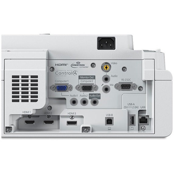 Epson PowerLite 760W Ultra Short Throw 3LCD Projector - 16:10 - Wall Mountable, Tabletop V11HA81020