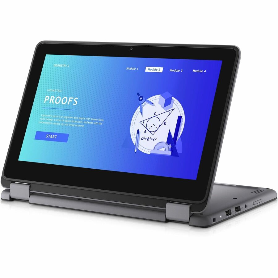Dell Latitude 3000 3140 11.6" Touchscreen Convertible 2 in 1 Notebook - HD - Intel N100 - 4 GB - 128 GB SSD - English (US) Keyboard 2JGT3