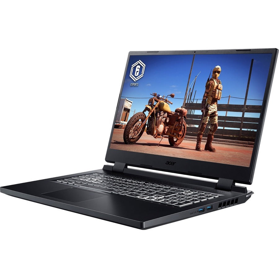 Acer Nitro 5 AN517-55 AN517-55-58G4 17.3" Gaming Notebook - Full HD - Intel Core i5 12th Gen i5-12450H - 8 GB - 512 GB SSD - English Keyboard - Obsidian Black NH.QFZAA.004