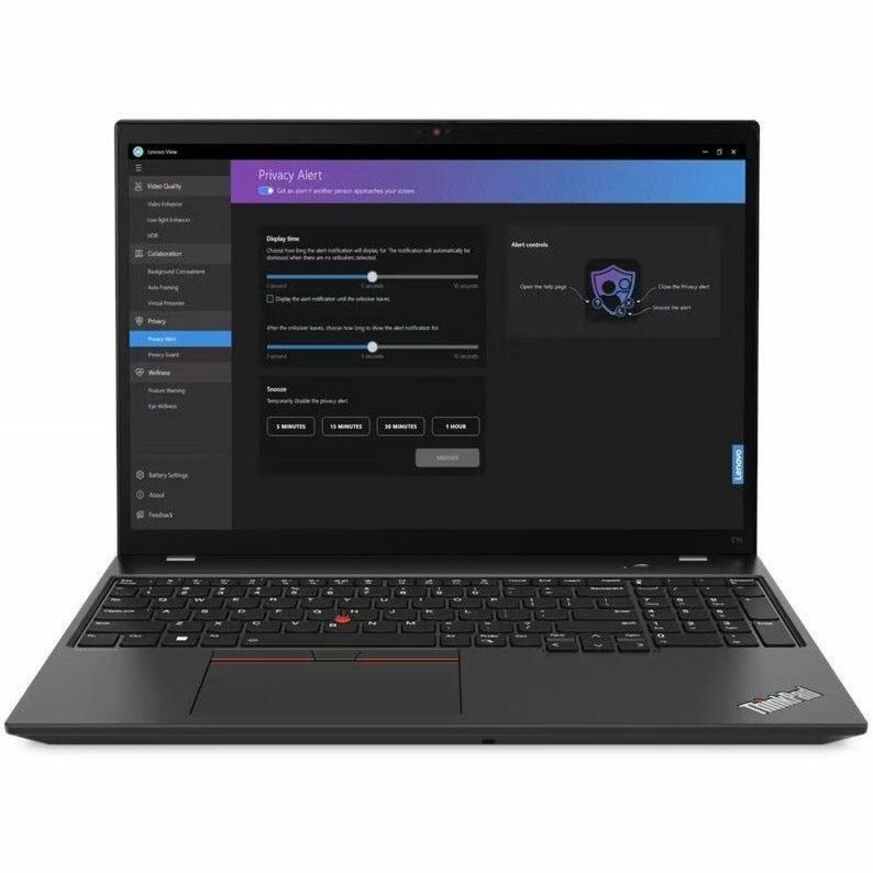Lenovo ThinkPad T16 Gen 2 21HH0053US 16" Notebook - WUXGA - Intel Core i7 13th Gen i7-1365U - vPro Technology - 16 GB - 512 GB SSD - English Keyboard - Thunder Black 21HH0053US