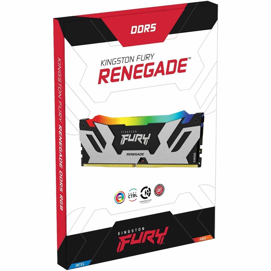 Kingston FURY Renegade 96GB (2 x 48GB) DDR5 SDRAM Memory Kit KF564C32RSAK2-96