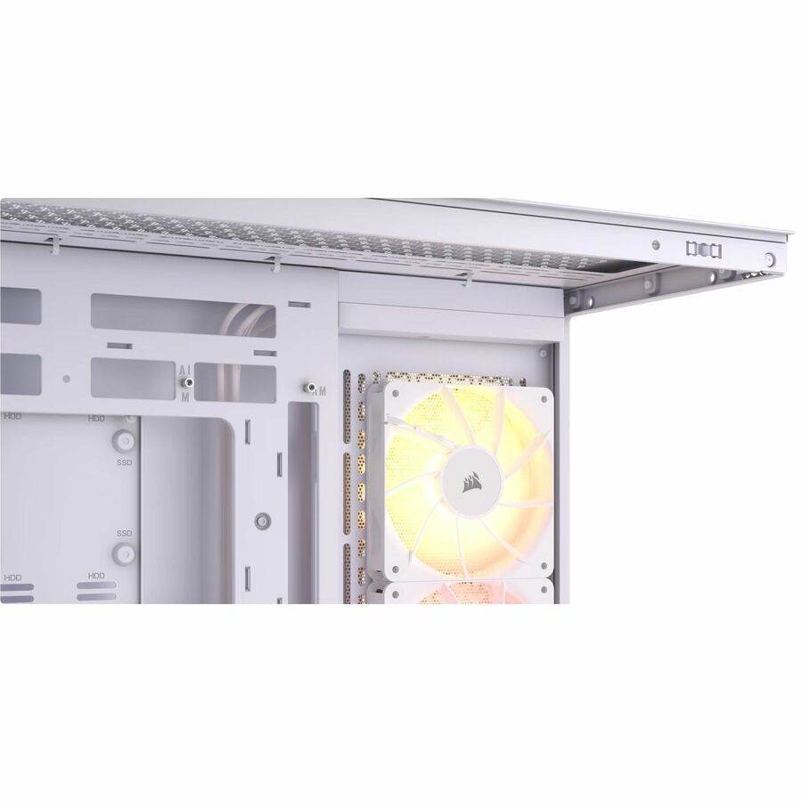 Corsair 3500X ARGB Mid-Tower PC Case - White CC-9011279-WW