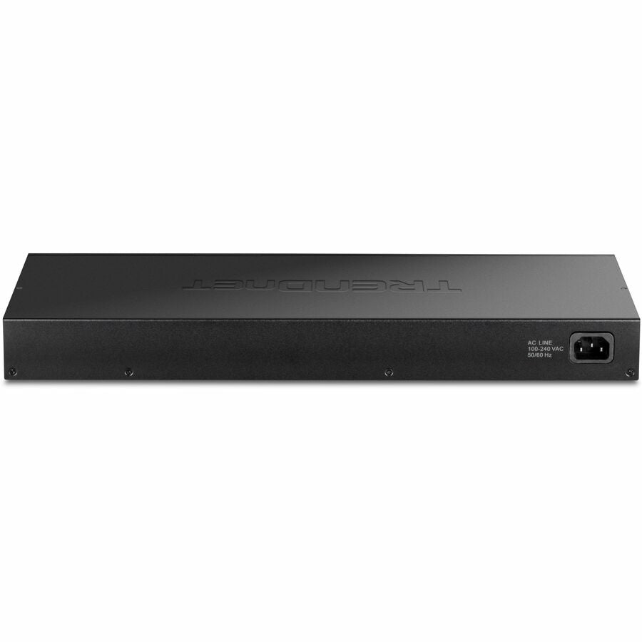 TRENDnet 26-Port Gigabit EdgeSmart PoE+ Switch, TPE TG262ES, 380W PoE Power Budget, 24 x Gigabit PoE+ Ports, 2 x Gigabit SFP Ports, Managed Network Ethernet Switch, Lifetime Protection, Black TPE-TG262ES