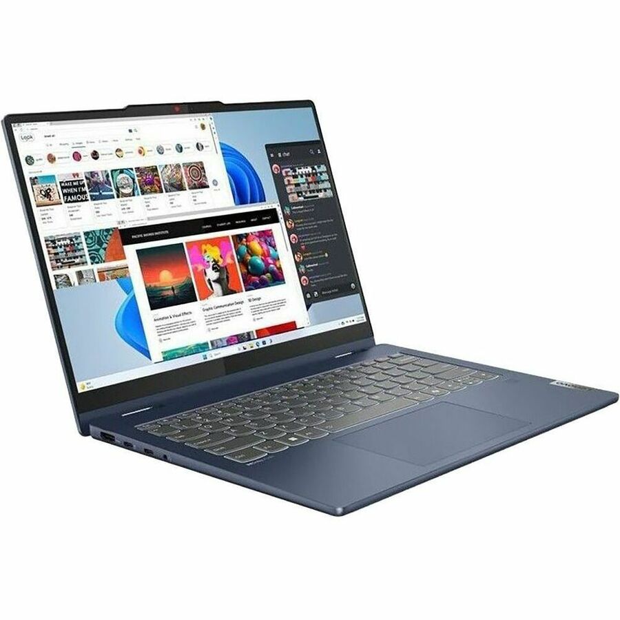 Lenovo IdeaPad 5 14IRU9 83DT000MUS 14" Touchscreen Convertible 2 in 1 Notebook - WUXGA - Intel Core 5 120U - 8 GB - 256 GB SSD - English (US) Keyboard - Cosmic Blue 83DT000MUS