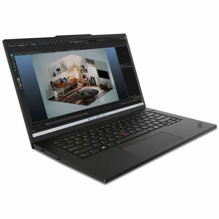 Lenovo ThinkPad P14s Gen 5 21G20023US 14.5" Mobile Workstation - WUXGA - Intel Core Ultra 7 155H - 16 GB - 512 GB SSD - English Keyboard - Black 21G20023US