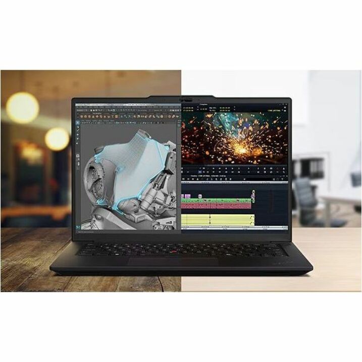 Lenovo ThinkPad P14s Gen 5 21G20023US 14.5" Mobile Workstation - WUXGA - Intel Core Ultra 7 155H - 16 GB - 512 GB SSD - English Keyboard - Black 21G20023US