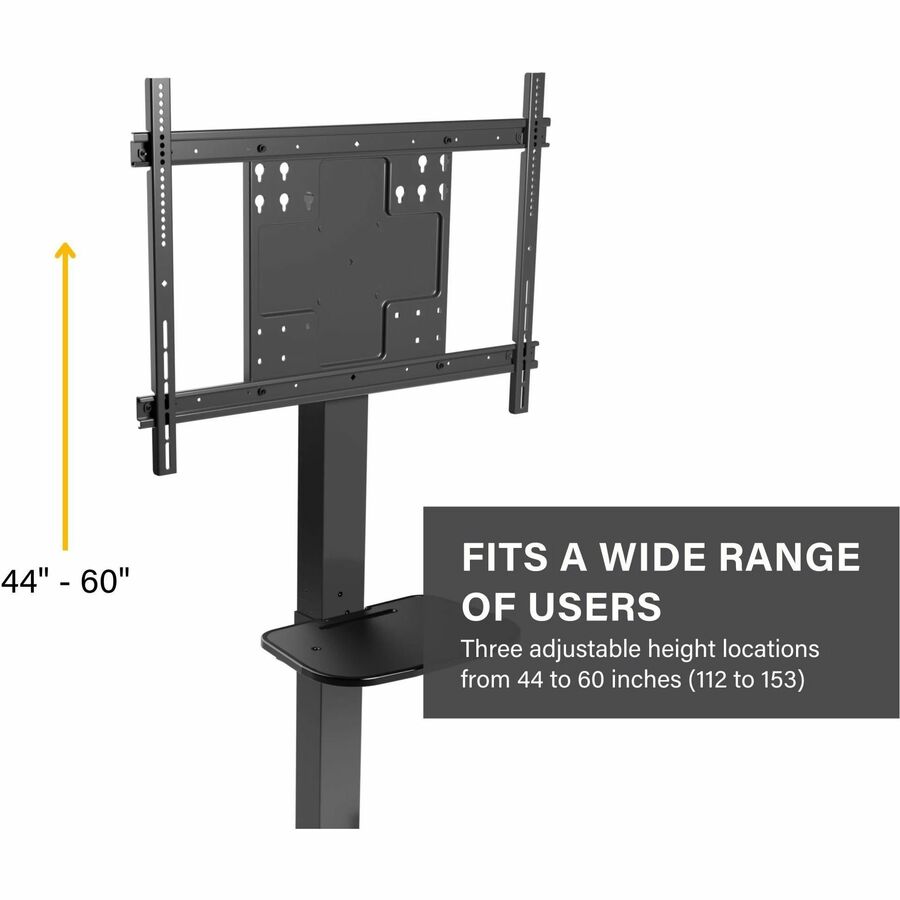 Chief Fit Interactive Mobile Cart - For Displays 55-86" - Black RFCUB
