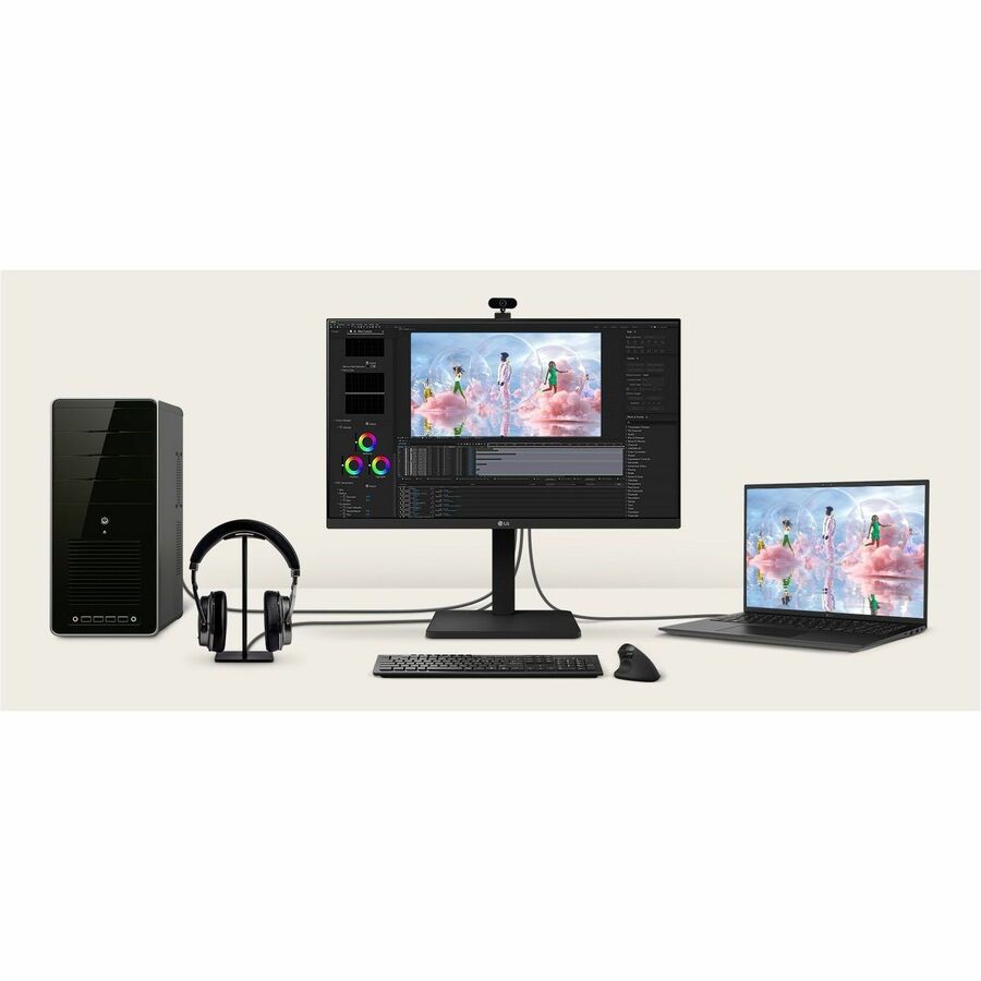 LG 24BA450-B 24" Class Full HD LED Monitor - 16:9 24BA450-B