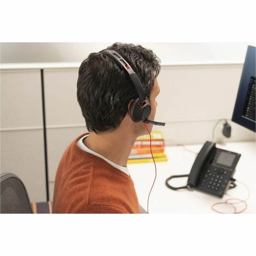 Poly Blackwire 5210 Monaural USB-A Headset TAA (Bulk) 8M3X1A6#ABA