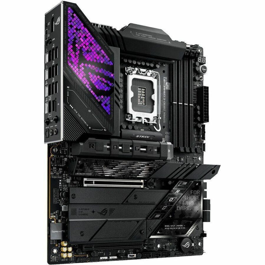 Asus ROG STRIX Z890-E GAMING WIFI Gaming Desktop Motherboard - Intel Z890 Chipset - Socket LGA-1851 - ATX ROG STRIXZ890-EGAMINGWIFI