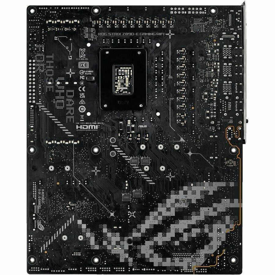 Asus ROG STRIX Z890-E GAMING WIFI Gaming Desktop Motherboard - Intel Z890 Chipset - Socket LGA-1851 - ATX ROG STRIXZ890-EGAMINGWIFI