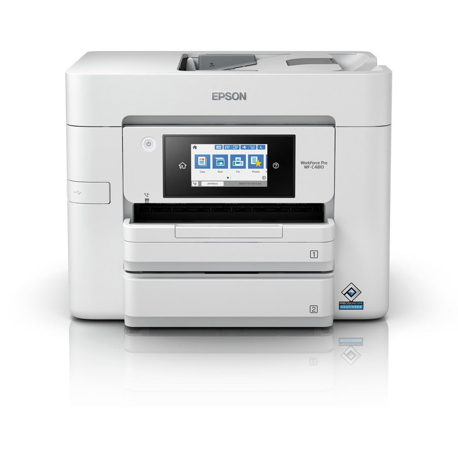 Epson WorkForce Pro WF-C4810 Inkjet Multifunction Printer - Color C11CJ05205