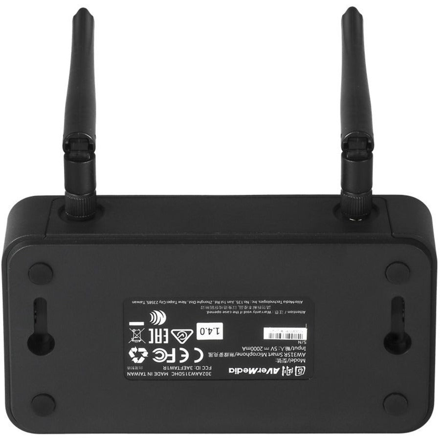 AVerMedia Wireless Microphone and Receiver. TAA and NDAA Compliant AW315S