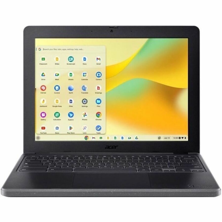 Acer Chromebook Vero 712 CV872T CV872T-30DA 12" Touchscreen Chromebook - HD+ - Intel Core i3 12th Gen i3-1215U - 8 GB - 64 GB Flash Memory - English (US) Keyboard - Shale Black NX.KE1AA.001