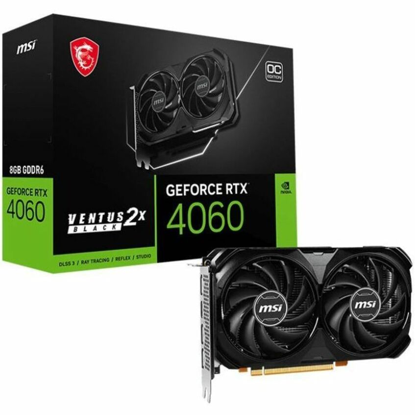 MSI NVIDIA GeForce RTX 4060 Graphic Card - 8 GB GDDR6 G4060V2XB8C