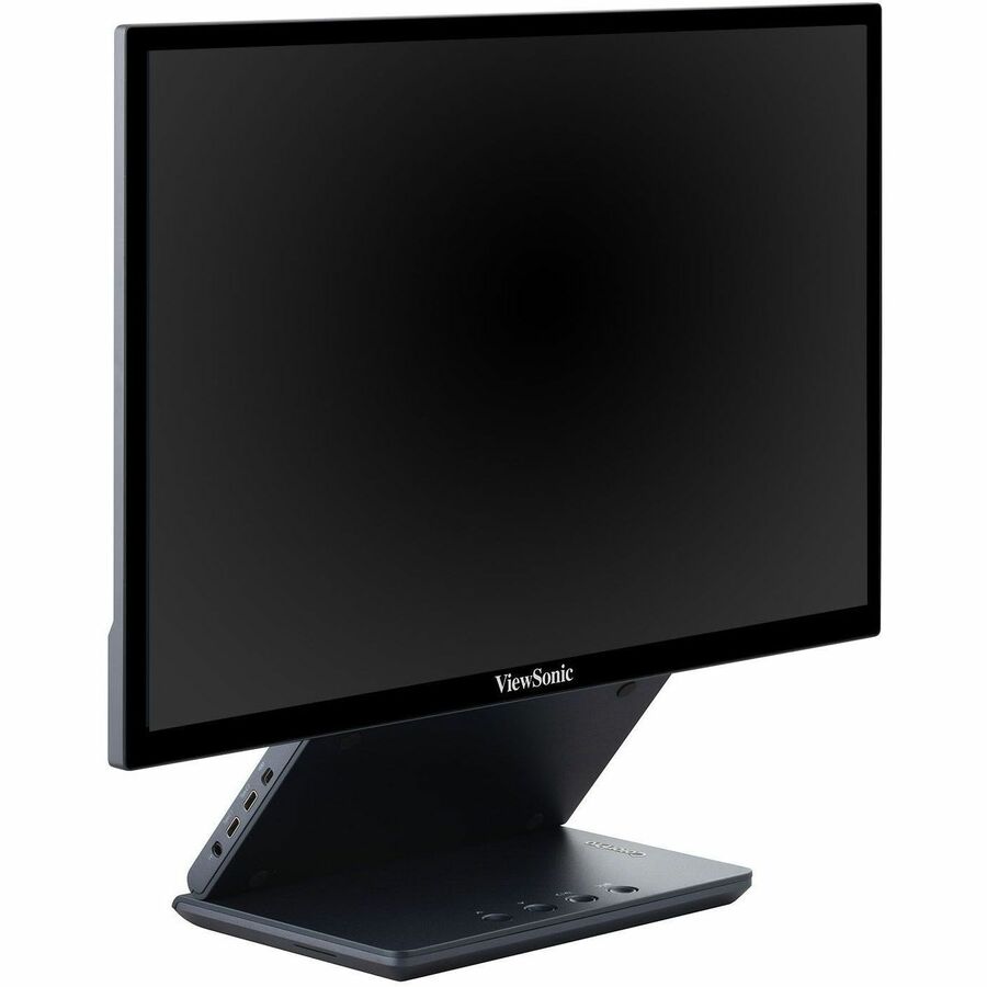 ViewSonic VP1656 15.6 Inch 1080p IPS Portable Monitor with 2 Way Powered 40W USB C, Pantone Validated, Factory Calibrated, Built in Ergonomic Stand with Protective Cover VP1656