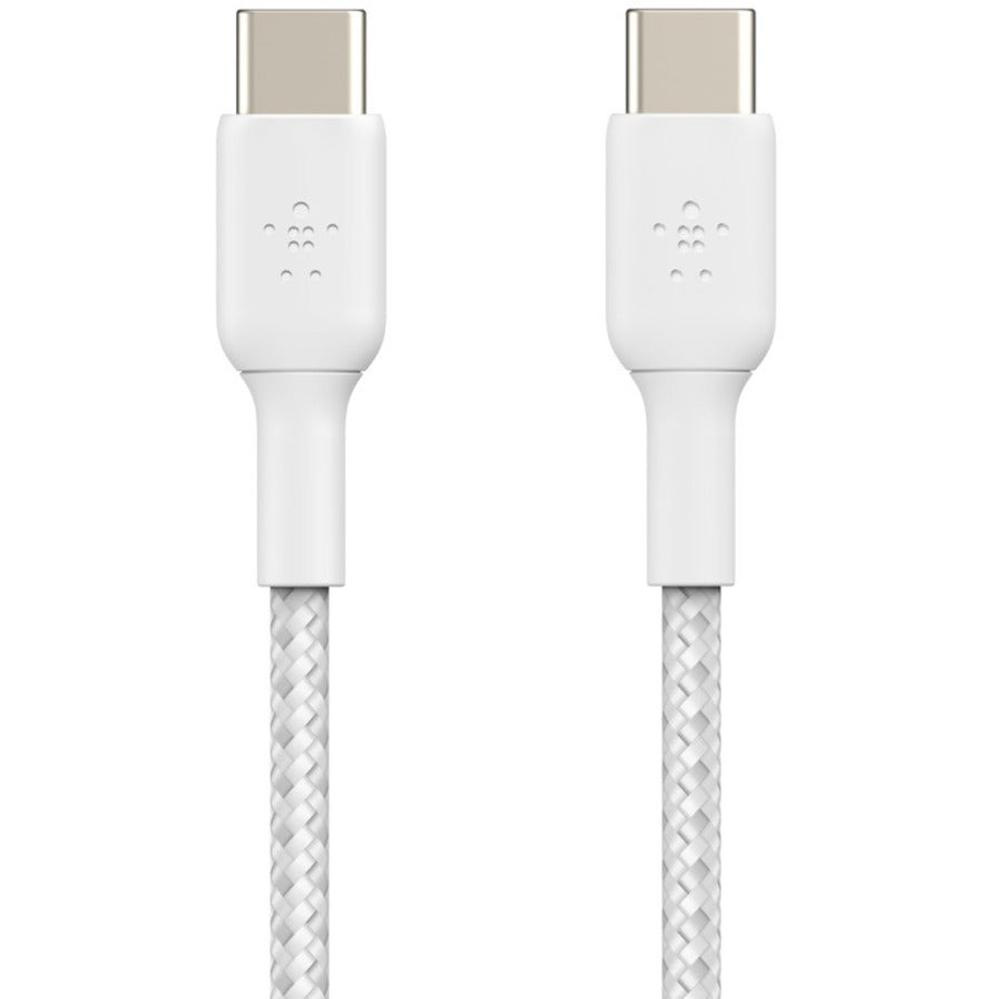 Belkin BOOST&uarr;CHARGE Braided USB-C to USB-C Cable CAB004BT1MWH