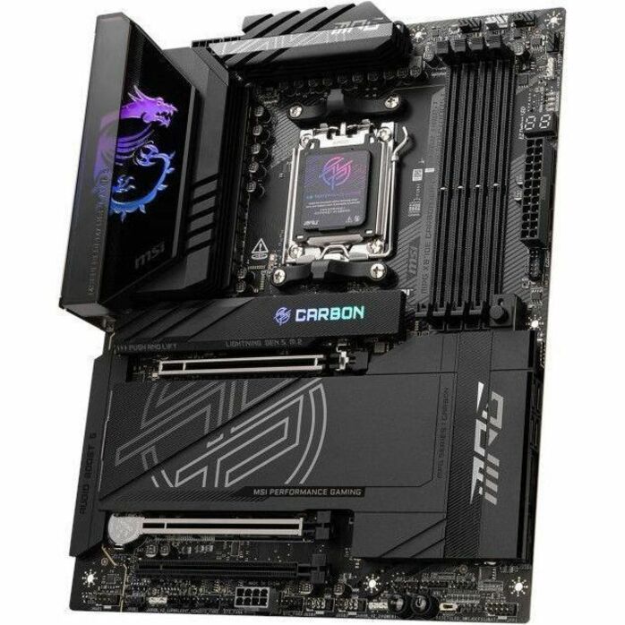 MSI MPG X870E CARBON WIFI Gaming Desktop Motherboard - AMD X870E Chipset - Socket AM5 - ATX X870E CARBON WIFI7