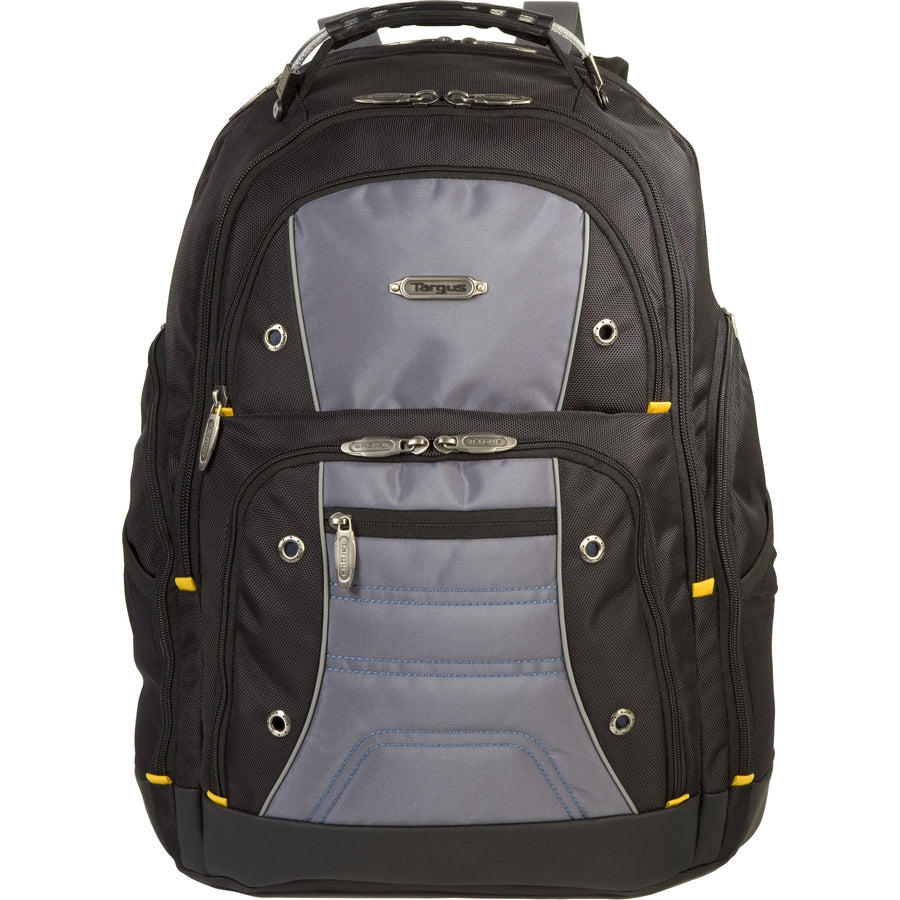 Targus Drifter II TSB239US Carrying Case Rugged (Backpack) for 17" Notebook - Black/Gray - TAA Compliant TSB239US